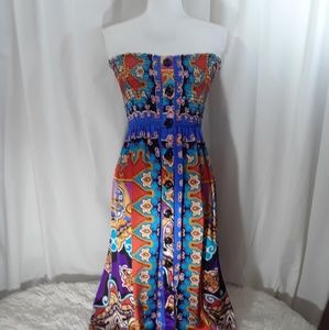 Cache Womens Multicolor Summer Dress